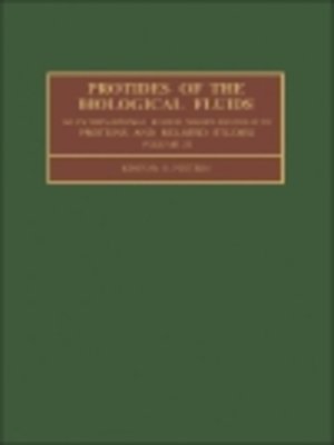 cover image of Protides of the Biological Fluids